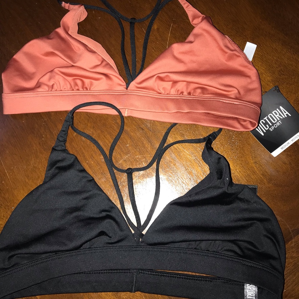 Two Victoria Secret Sport bras Medium